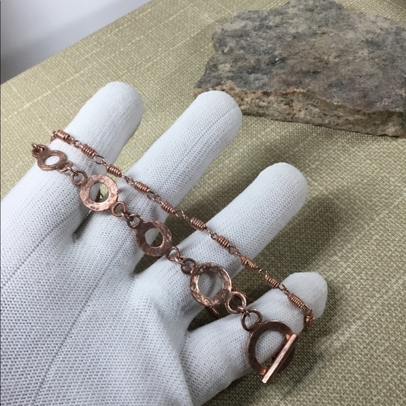 Copper Necklace, Pleiades constellation chain - Picture 7 of 8